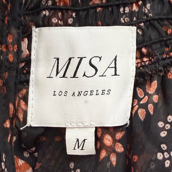 MISA Los Angeles Shalom Asymmetrical Tiered
Tank High Neck Dress Medium Onyx - Picture 13 of 15
